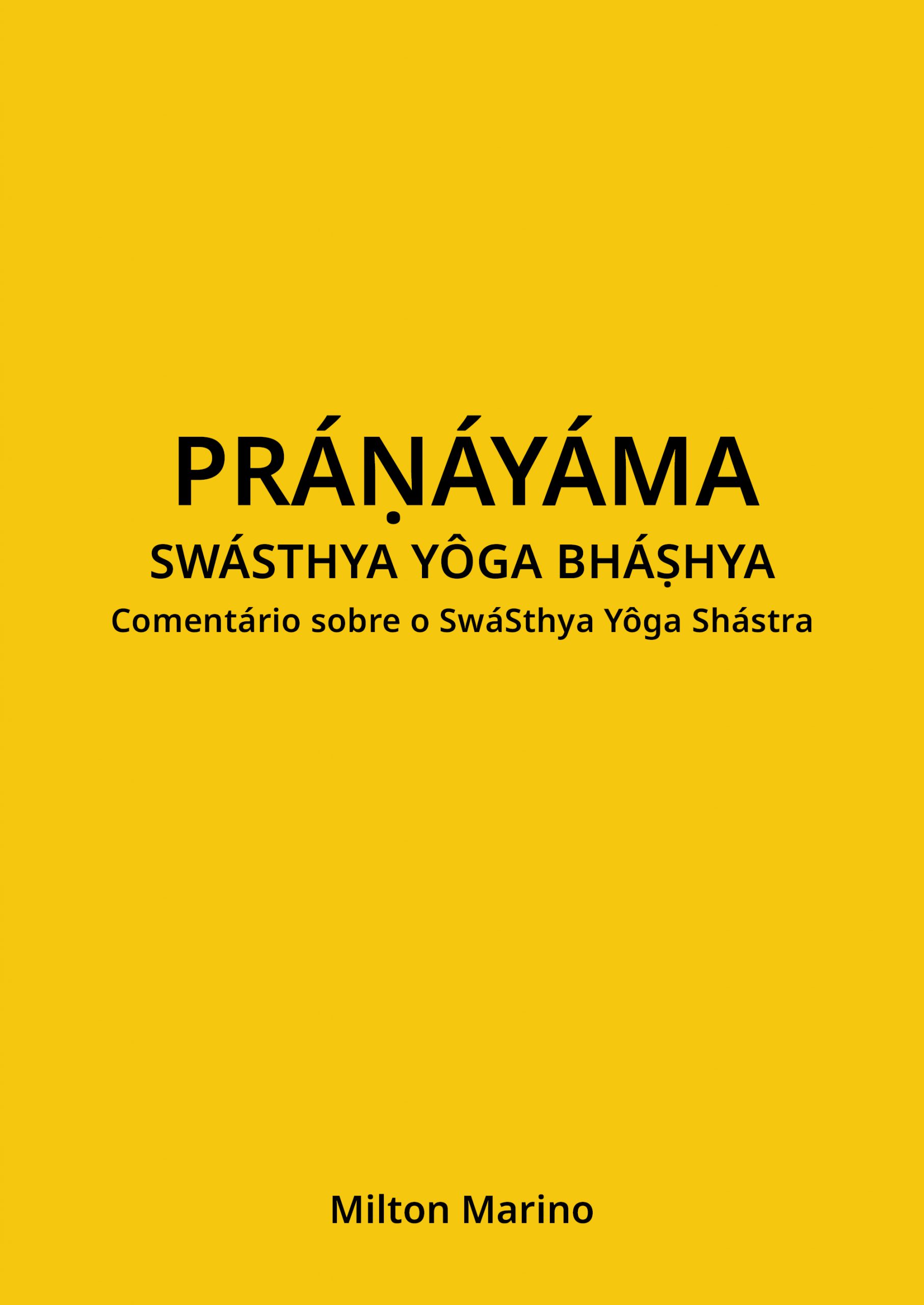Capa PRÁNÁYÁMA (amarela)