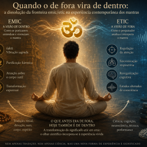 Quando o de fora vira de dentro: a dissolução da fronteira emic/etic na experiência contemporânea dos mantras